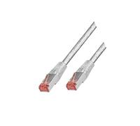93341 patch cord S/FTP 6 line Cu LSZH transparent 0.25m 28AWG Goobay