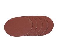 Draper 180mm Hook and Loop Aluminium Oxide Sanding Discs 180mm 60g Pack of 5