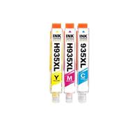 934 935 XL Ink Cartridge, Compatible with HP, 6812 6815 6230 | 6830 6835 6820, Officejet Pro, Black 55ml, Cyan Magenta Yellow 15ml, NEW Chip(3pcs Color)