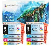 934 935XL Ink Cartridge,Compatible Printer Ink Cartridges for HP Officejet Pro 6230,6812,6815,6820,6825,6830,6835(2 SET,C2P23AN,C2P24AN,C2P25AN,C2P26AN)