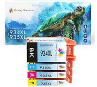 934 935XL Ink Cartridge,Compatible Printer Ink Cartridges for HP Officejet Pro 6230,6812,6815,6820,6825,6830,6835(1 SET,C2P23AN,C2P24AN,C2P25AN,C2P26AN)