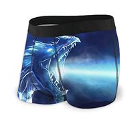 934 Boxer Shorts Cool Dragon Mens Boxers Shorts Regular Underwear-Boxer Shorts Elasticated Boxer Pants For Lover, Husband, Gift L