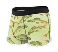 934 Boxer Underwear Shorts Fish For Grayling Salmon Men'S Boxer Brief Personalised Underwear-Boxer Shorts Comfort Fit Men'S Underwear For Husband, Lover, Man XL