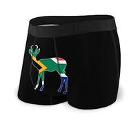 934 Mens Boxer Shorts South Africa Flag Springbok Boxer Briefs Shorts Elasticated Boxer Pants Novelty Underwear-Boxer Shorts For Man, Gift, Lover M