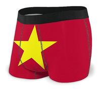 934 Men'S Underwear Trunks Vietnam Flag Sport Underwear Soft Boxers Shorts Classic Underwear L