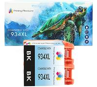934XL Ink Cartridge,Compatible Printer Ink Cartridges for HP Officejet Pro 6230,6812,6815,6820,6825,6830,6835(2 Black,C2P23AN)