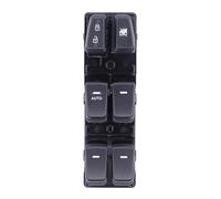 93570-3S000 Front Left Driver Black With Blue Light Power Window Switch Button 1Pcs
