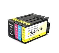 936 937 938 937e 938e Ink Cartridge,Compatible For HP Officejet Pro 9110B 9120B 9130b 9720 9730 9110e 9120e 9130e 9720e 9730e(936e 4Color 1set)