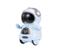 (939A Blue) 939A Pocket Robot Talking Interactive Dialogue Voice Recognition Record Singing Dancing Telling Story