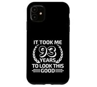 93rd Birthday Gag Gifts Idea Joke Funny Saying 93 Years Old Case for iPhone 11