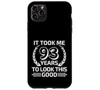 93rd Birthday Gag Gifts Idea Joke Funny Saying 93 Years Old Case for iPhone 11 Pro Max