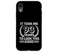 93rd Birthday Gag Gifts Idea Joke Funny Saying 93 Years Old Case for iPhone XR