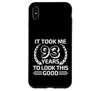 93rd Birthday Gag Gifts Idea Joke Funny Saying 93 Years Old Case for iPhone XS Max