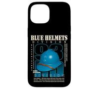 93rd Infantry Division Blue Helmet Vintage Military Heritage Case for iPhone 15