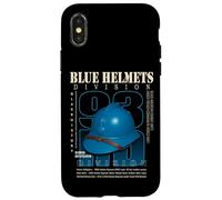 93rd Infantry Division Blue Helmet Vintage Military Heritage Case for iPhone X/XS