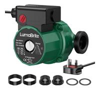 93W 220V Central Heating Pump - Hot Water Circulator Pump with 3 Speed Settings (46W/67W/93W) Boiler Radiator Pump RS25-6/130mm, Ideal for Domestic Central Water Heating Systems