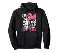 94 Birthday 94 Years Old 94th Men Women Unicorn Funny Pullover Hoodie