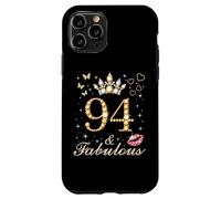 94 & Fabulous 94th Birthday 94 Years Old And Fabulous Queen Case for iPhone 11 Pro