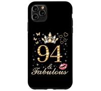 94 & Fabulous 94th Birthday 94 Years Old And Fabulous Queen Case for iPhone 11 Pro Max