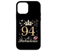 94 & Fabulous 94th Birthday 94 Years Old And Fabulous Queen Case for iPhone 12 mini