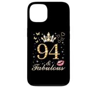 94 & Fabulous 94th Birthday 94 Years Old And Fabulous Queen Case for iPhone 13