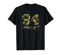 94 Junglist Camo Drum & Bass T-Shirt, Men, Black, Small