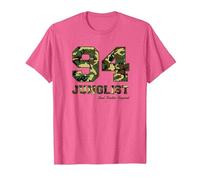 94 Junglist Camo Drum & Bass T-Shirt, Men, Pink Heather, 3X-Large