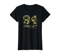 94 Junglist Camo Drum & Bass T-Shirt, Women, Black, Medium