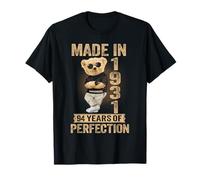 94 Year Old Made in 1931 Teddy Bear 94th Birthday Men Women T-Shirt