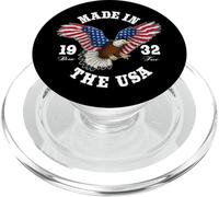 94 Year Old: Patriotic USA Flag 1932 94th Birthday PopSockets PopGrip for MagSafe
