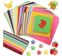 940 Sheet Origami Paper Set with 540 Origami Star Paper Strips