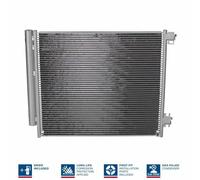Nissens Air Conditioning Condenser 940546 – Fits Nissan Qashqai (2014) 1.6 DCI, Renault