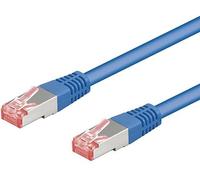 94130 patch cord S/FTP 6a line Cu LSZH blue 0.25m halogen-free Goobay