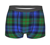 942 Men'S Boxer Briefs Murray Tartan Fitted Boxer Shorts Quick Dry Underwear Breathable Comfortable Boxer Briefs, For Husband, Dad, Men, L