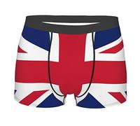 942 Men'S Underwear Flag Of United Kingdom Men'S Stretch Shorts With Elastic Waistband Underwear For Men Soft Mens Boxers, For Dad, Family, Lovers, M