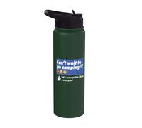 942 Mosquitos Liked Your Post Mosquito Meme Funny Camping Stainless Steel Insulated Water Bottle
