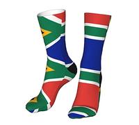 942 Ski Sock 50Cm South African Flag Mens Socks Multi Coloured Boot Socks Warm Gift Socks For Teenager, Christmas, Valentine'S Day