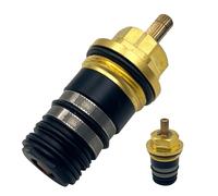 94282000 Thermostatic Cartridge Compatible with Hansgrohe Ecostat Showers, Fit for two-hole and three-hole thermostatic tub fillers, 3/4 Inch with Brass Stem