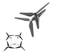 9450 Helicopter Propeller 3 Prop 2PCs CW CCW Fiber Reinforced Durable for RC Aircraft Drone Parts 2PCS (Black, One Size)