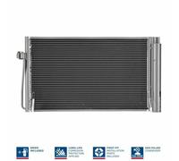 Nissens Aircon Condenser 94747 for eg. BMW 5 SERIES E60 (2004) 525D 2.5 etc