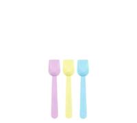 94mm Mixed Colour Compostable Ice Cream Spoons - Pack of 1,000 - Biodegradable PLA Tasting Spoons for Ice Cream, Gelato, Frozen Yogurt & Desserts - Eco-Friendly Spoons
