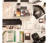 94PCS Scrapbooking Kit, Vintage Collection Washi Stickers, Film Scrapbook Paper Packs for Journaling Supplies, Waterproof Tape Stickers for Journals Planners Aesthetic DIY Art Crafts Collage Album