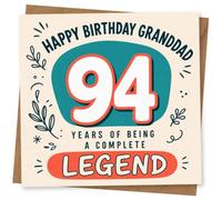 94th Birthday Card for Grandad, Funny Design