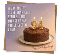94th Birthday Card for Her, Funny Cake Design