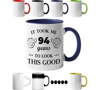 94th Birthday Gifts for Men Women, It Took Me 94 Years to Look This Good, Birthday Mug for 94 Year Old- Funny Birthday Coffee Mug for his or her Special Day.