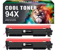 94X Compatible for HP laserjet Pro MFP M148FDW M118DW Toner Black 2-Pack