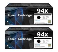 94X Toner Cartridge Black High Yield | Work for Laserjet Pro M118dw Toner, Pro M148dw, M148fdw, M118, M148, M149fdw Printer | for HP Laserjet 94X Black Toner Cartridge, 2-Pack