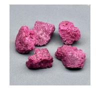 95-105g 1bag Red Corundum Crystal Quartz Minerals Rough Rock Raw Stone Decoration