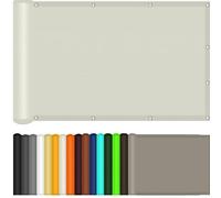 95% 150x190 cm - White Outdoor Sune with Grommets, Windbreak Netting for Pool & Beach, UV Protect, & Versatile, Perfect for Gardens & Patios