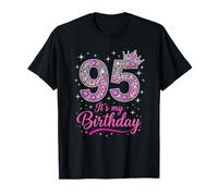 95 It's My Birthday Princess Crown 95th Party Women T-Shirt